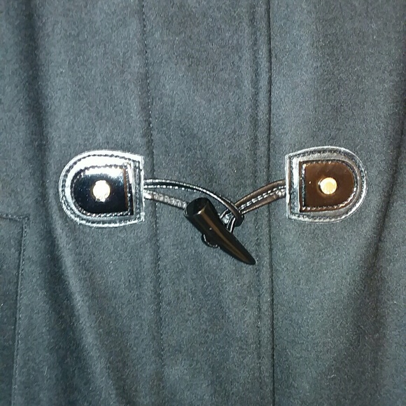 NWT Michael Kors plus black wool-blend coat - Picture 5 of 15